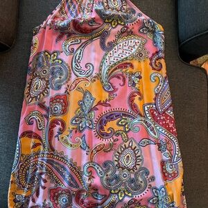 Old Navy Multicolor Paisley Halter Dress